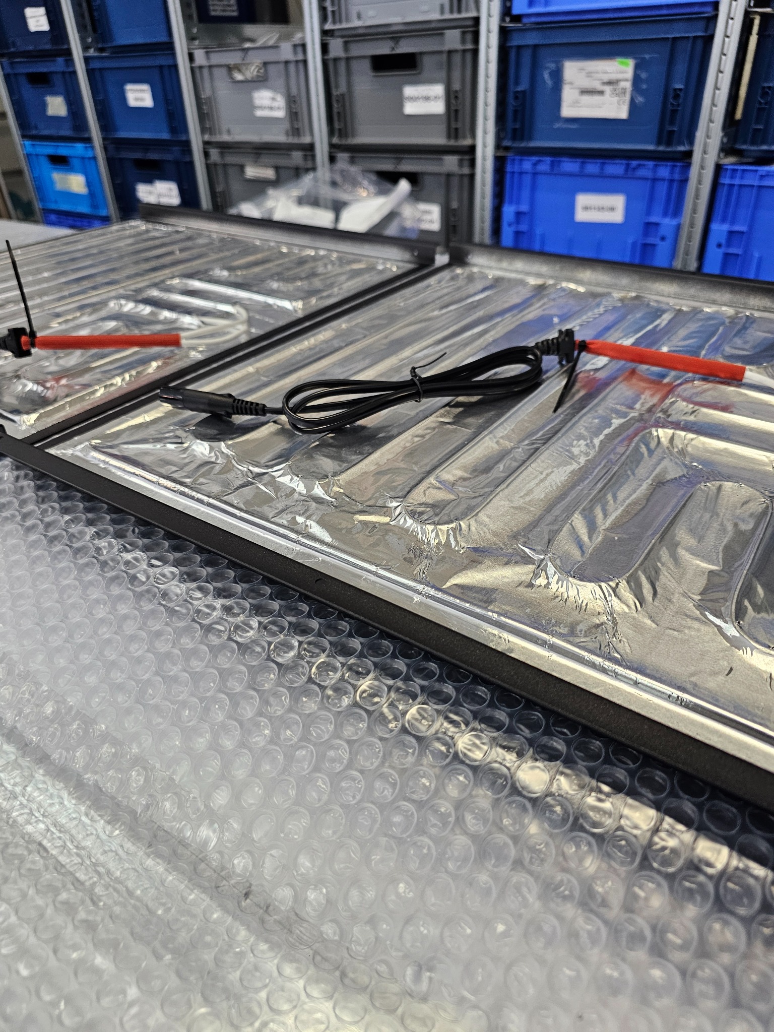 ReptiRad panel during assembly at Alper.